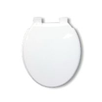 JONES STEPHENS, 153639, COMFORT PREMIUM SLOW-CLOSE ROUND PLASTIC TOILET SEAT WITH COVER, WHITE