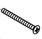 KOHLER, 1041322, FLAT HEAD  SCREW, #8-32 X 1.750, CHROME 