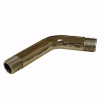 JONES STEPHENS, S01-30BN, 6" WALL MOUNT SHOWER ARM, BRUSHED NICKEL