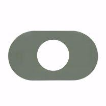 JONES STEPHENS, CU-100, 8" x 14" SINGLE CONTROL COVER PLATE, CHROME 