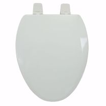 JONES STEPHENS, U300-V00, PREMIUM MOLDED WOOD ELONGATED SEAT FOR VORTENS TOILETS, WHITE -DISCONTINUED 