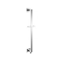 ISENBERG, 160.601024ABN, SHOWER SLIDE BAR WITH INTEGRATED WALL WITH 1/2" FEMALE ELBOW, BRUSHED NICKEL