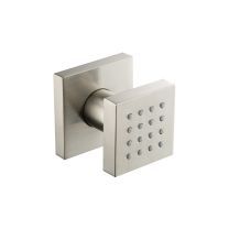 ISENBERG, 160.6402BN, 1/2" NPT CONNECTION BODY JET WITH SWIVEL ACTION, BRUSHED NICKEL PVD