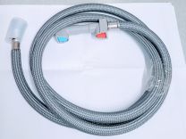 ROHL, R9451584, GREY NYLON HOSE WITH QUICK CONNECTOR FOR PULLOUT KITCHEN FAUCETS