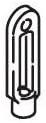 KOHLER, 29039-BC, DRAIN CRANK,, BRIGHT CHROME