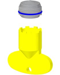 CHICAGO FAUCETS, 243.145.AB.1, 0.5 GPM PRESSURE COMPENSATING ECONO-FLO NON-AERATING SPRAY OUTLET