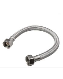 B&K, 496-220, 3/4" FIP x 3/4" FIP x 12" BRAIDED STAINLESS STEEL WATER HEATER CONNECTOR