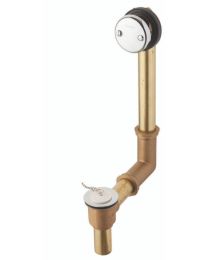 GERBER, G0041896,  CLASSICS CHAIN AND STOPPER 20 GAUGE DRAIN IN SHOE FOR STANDARD TUB AND SHOWER, CHROME