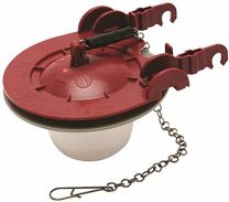 FLUIDMASTER, PRO58, PRO SERIES 3" FLASH VALVE UNIVERSAL TOILET FLAPPER, RED
