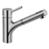 CONCINNITY, 500370-PCH, BERLIN CONTEMPORARY PULL-OUT SINGLE HANDLE KITCHEN FAUCET, CHROME