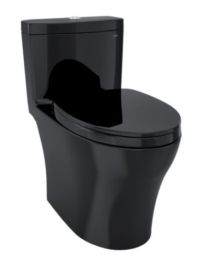 TOTO, MS646124CEMFN#51, AQUIA IV ONE-PIECE TOILET - 1.28 GPF & 0.9 GPF, ELONGATED BOWL - WASHLET+ CONNECTION, EBONY