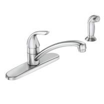 MOEN, 87202, ADLER ONE-HANDLE KTCHEN FAUCET WITH SIDE SIDESPRAY, CHROME 