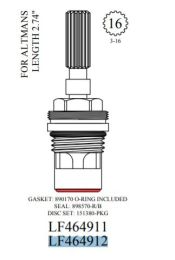 WALTER, LF464912, ALTMANS (OLC4IW) .5" LAVATORY CERAMIC CARTRIDGE, COLD