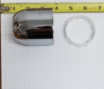 AMERICAN STANDARD ESCUTCHEON CAP SET 2-1/2", CHROME -DISCONTINUED