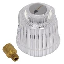 AMERICAN STANDARD, 050074-0070A, BATH SHOWER CLEAR ACRYLIC KNOB HANDLE
