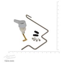 AMERICAN STANDARD, 738254-0020A, LEFT-HAND TOILET TRIP LEVER, CHROME