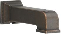 AMERICAN STANDARD, 8888089.224, TOWN SQUARE SLIP-ON TUB SPOUT, OIL RUBBED BRONZE
