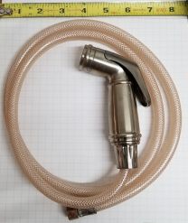AMERICAN STANDARD, M953668-2950A, NEW TRADITIONAL HAND SPRAY WITH HOSE FOR HAPTON AND JASMINE KITCHEN FAUCETS, SATIN NICKEL