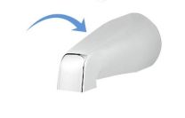 PFISTER, 920-618A, R89 SERIES NON-DIVERTER SPOUT, CHROME