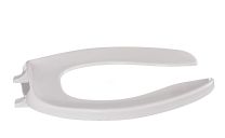 CENTOCO, AM500STSCCSS-001, ELONGATED BOWL TOILET HEAVY DUTY ANTIMICROBIAL FRONT LESS SEAT, WHITE