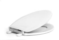 CENTOCO, 1600BP8-001, ELONGATED TOILET BOWL ECONOMY RESIDENTIAL SEAT (NON -BOX . IN BUBBLE BAG), WHITE