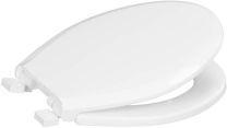 CENTOCO, 3700SC-001, ROUND BOWL TOILET DELUXE RESIDENTIAL SAFETY-SLOW CLOSE SEAT, WHITE