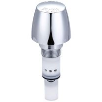 CENTRAL BRASS, CS-49016P, SLOW-CLOSE METERING CARTRIDGE WITH PUSH HANDLE ASSEMBLY KIT, CHROME