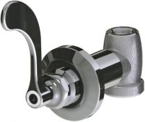 CHICAGO FAUCET, 770-317PLABCP, REMOTE STRAIGHT VALVE, CHROME 