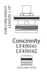 WALTER, LF450162, CONCINNITY (HOT SIDE) STEM UNIT