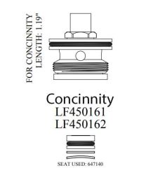 WALTER, 647140, CONCINNITI PUSH-IN SEAT