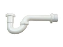 CSB, 514BAG, GENERIC 1.5" PLASTIC TUBULAR "P" TRAP WITH PVC ADAPTER