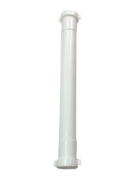 CSB 1.5" PLASTIC DOUBLE END SLIP JOINT EXTENSION TAIL PIECE, WHITE