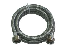 CSB,  WM72SS, WASHING MACHINE BRAIDED HOSE, STAINLESS STEEL