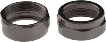 DELTA, RP6060, BONNET NUTS (2) FOR 2-HANDLE  KITCHEN FAUCET OR LAVATORY, CHROME