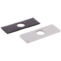 DELTA, RP78358, 6" ESCUTCHEON AND GASKET- 3 HOLE, CHROME