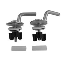 Duravit, 0061251000 HINGES FOR SEAT AND COVER STARCK 3 00633, STAINLESS STEEL