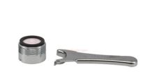 GERBER, A613073NCP-65, 1.2GPM AERATOR WITH WRENCH ,CHROME