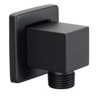 GERBER, D469059BS, SQUARE SUPPLY ELBOW, SATIN BLACK