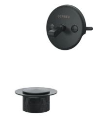 GERBER, G0086853BS, CLASSICS BRASS POP-UP DRAIN TRIM KIT, SATIN BLACK