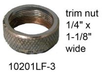 JERICH, 10201LF-3, KROWNE CARTRIDGE NUT 1/4" X 1 1/8" WIDE 