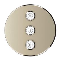 GROHE, 29122EN0, GROTHERM SMARTCONTROL TRIPLE VOLUME CONTROL TRIM, BRUSHED NICKEL 