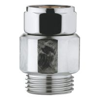 GROHE, 42407000, UNIVERSAL STRAIGHT HOSE ADAPTER FOR EUROPEAN MODEL FAUCETS 