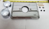 GROHE, 47339000,  8 1/4" PRESSURE BALANCE ESCUTCHEON FOR 19702/3, CHROME