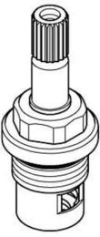 GROHE, 48243000, HEADPART 3/8", 90°, CERAMIC CARTRIDGE, RIGHT