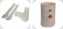 IPS CORP. SOFT ADA - COMPLIANT PVC INSULATED UNDER LAVATORY PIPING/SUPPLY COVERS, WHITE