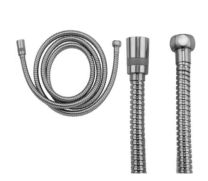 JACLO, DSW-3060-PCH, 60" DOUBLE SPIRAL BRASS HOSE WITH SWIVEL, POLISHED CHROME