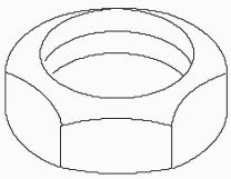 KOHLER, 32935, LOCK NUT, 5/8-18 UNF