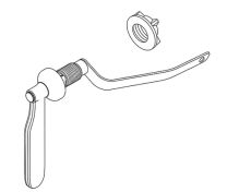 KOHLER, 1161319-CP, TRIP LEVER SERVICE KIT, CHROME