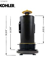 KOHLER, 1216619, SANTA ROSA, K-3811, CANISTER FLUSH VALVE ASSEMBLY
