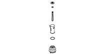 KOHLER, 1218038, CANISTER FLUSH VALVE FOR ADAIR TOILET K-3946